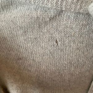 YOON poncho / belted sweater